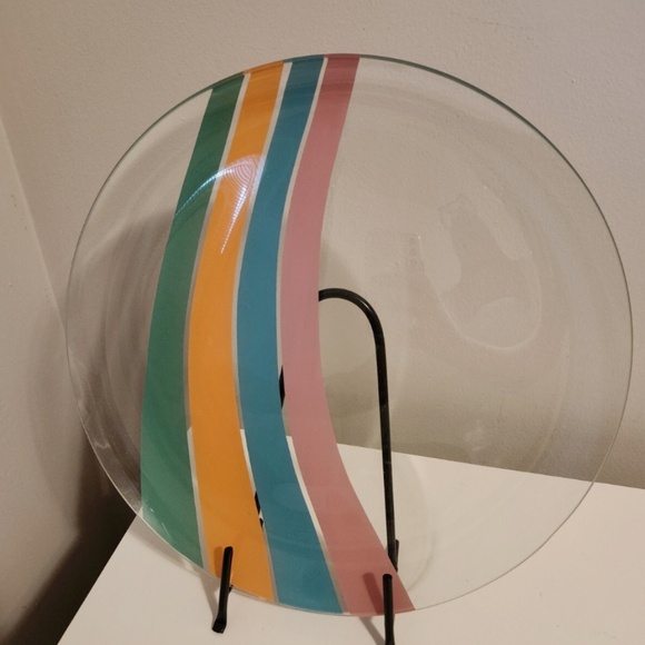 Vintage Libbey Glass Round Serving Plate - Picture 4 of 7